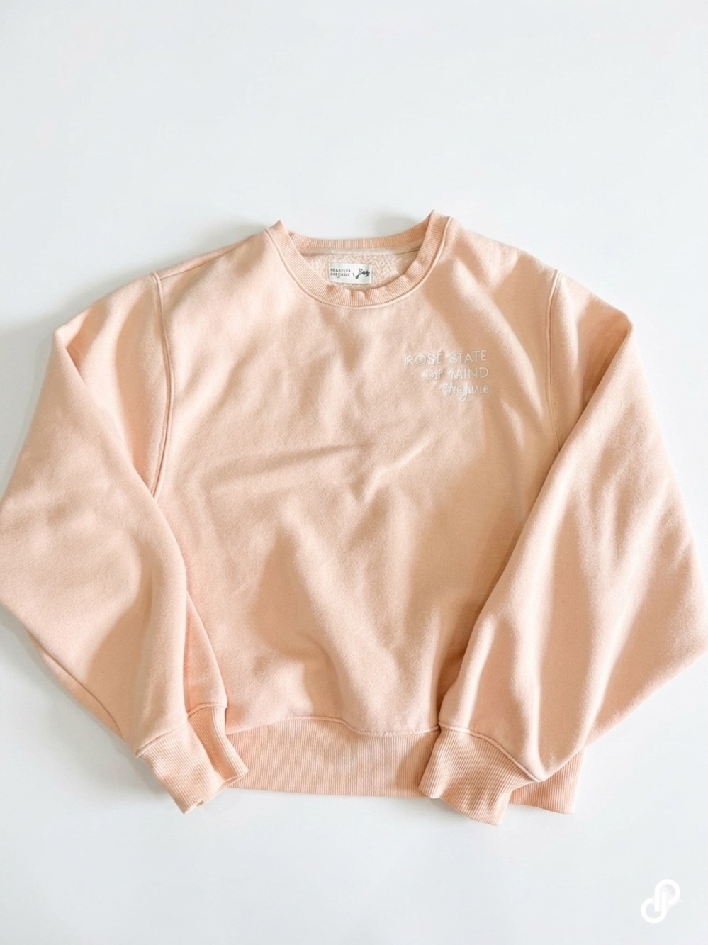 Brunette the Label X The June Rose State of Mind Crewneck S/M